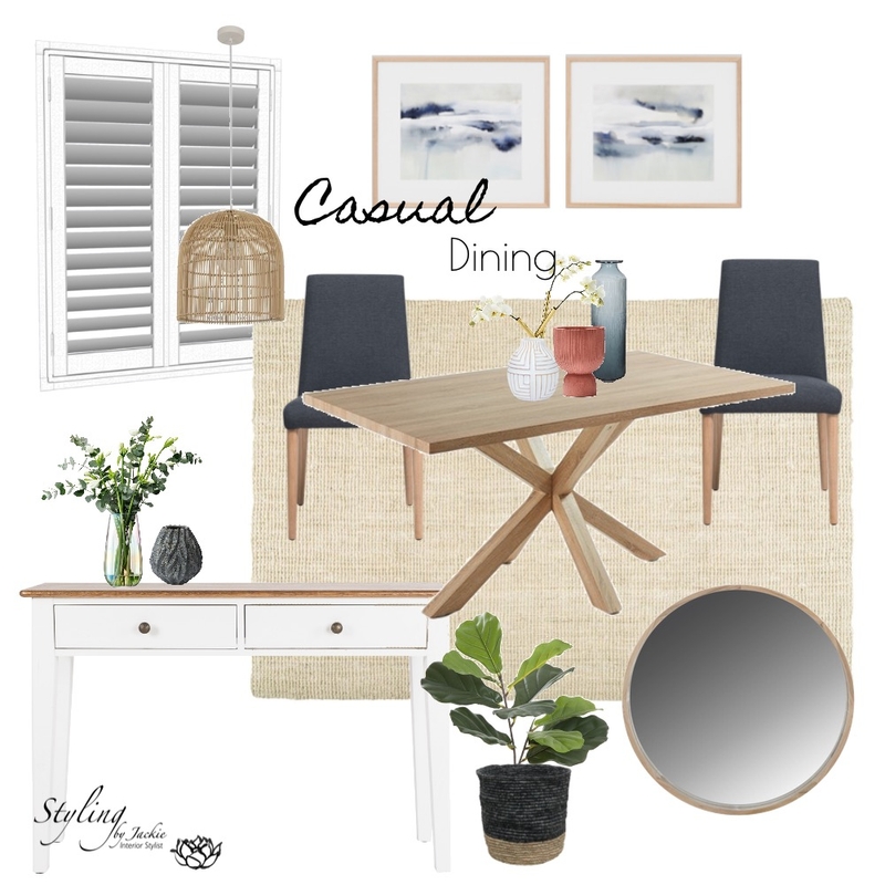 Casual Dining Mood Board by Jackie Fyfe Interiors on Style Sourcebook