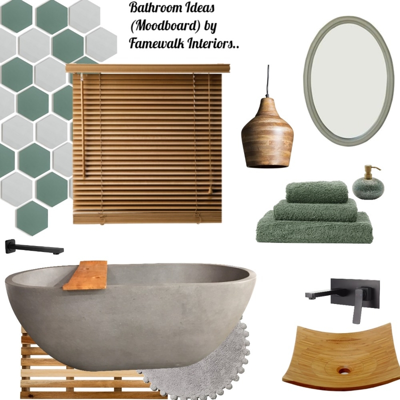 Bathroom Time Mood Board by Famewalk Interiors on Style Sourcebook