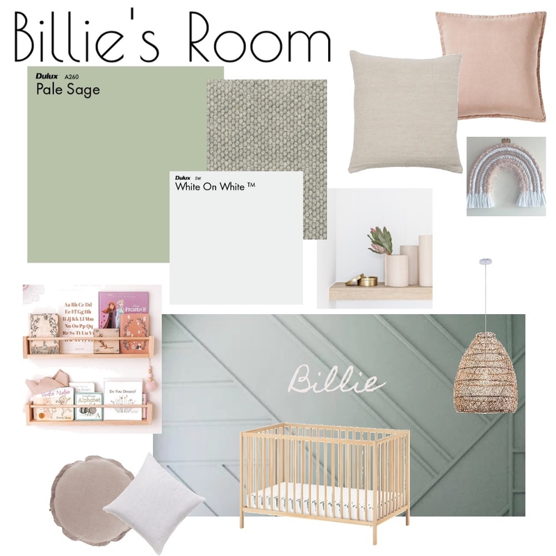 Billie's Bedroom Mood Board by AmberReddie on Style Sourcebook