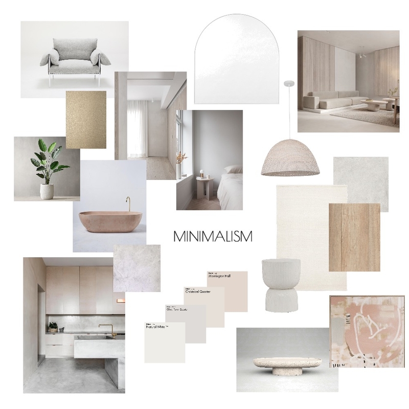 Soft Minimalism Mood Board by kellybasaraba on Style Sourcebook