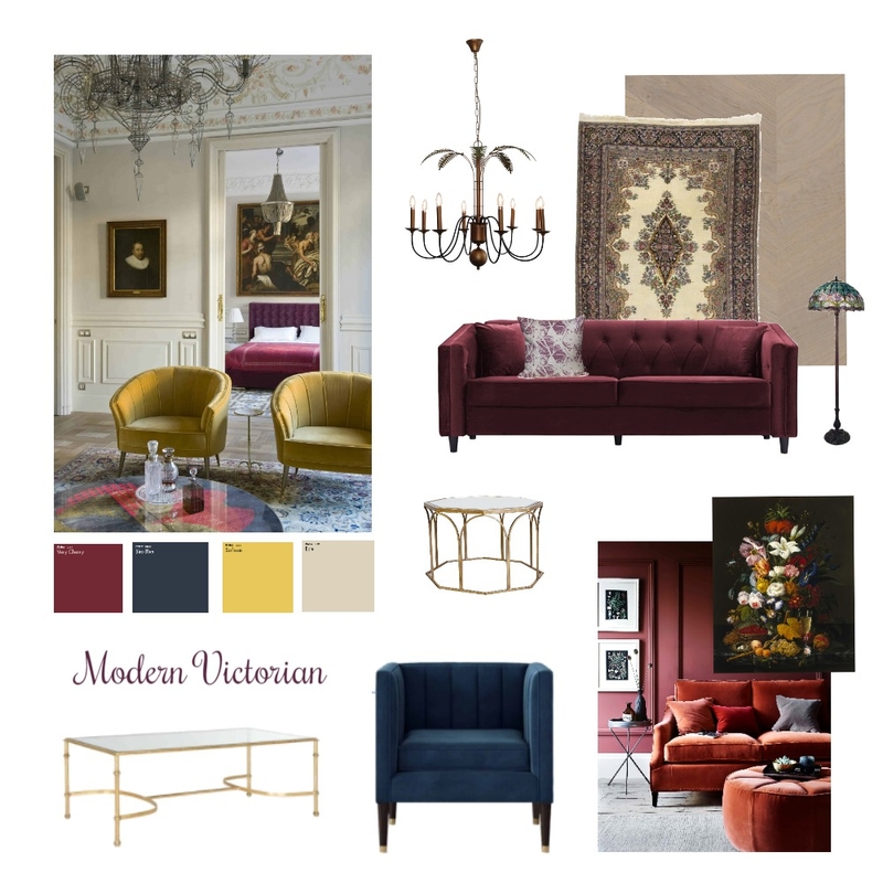 Modern Victorian Mood Board by Viktorian Interiors on Style Sourcebook