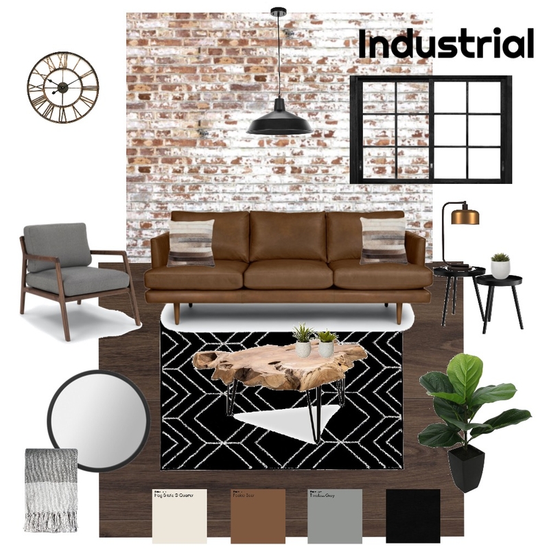 Industrial - Masculine Mood Board by abeer.aljassim on Style Sourcebook