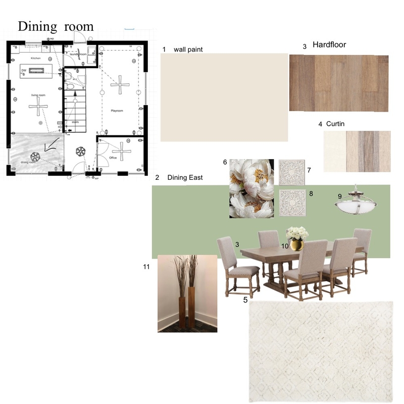 Dining room Mood Board by Aya Ishbib on Style Sourcebook