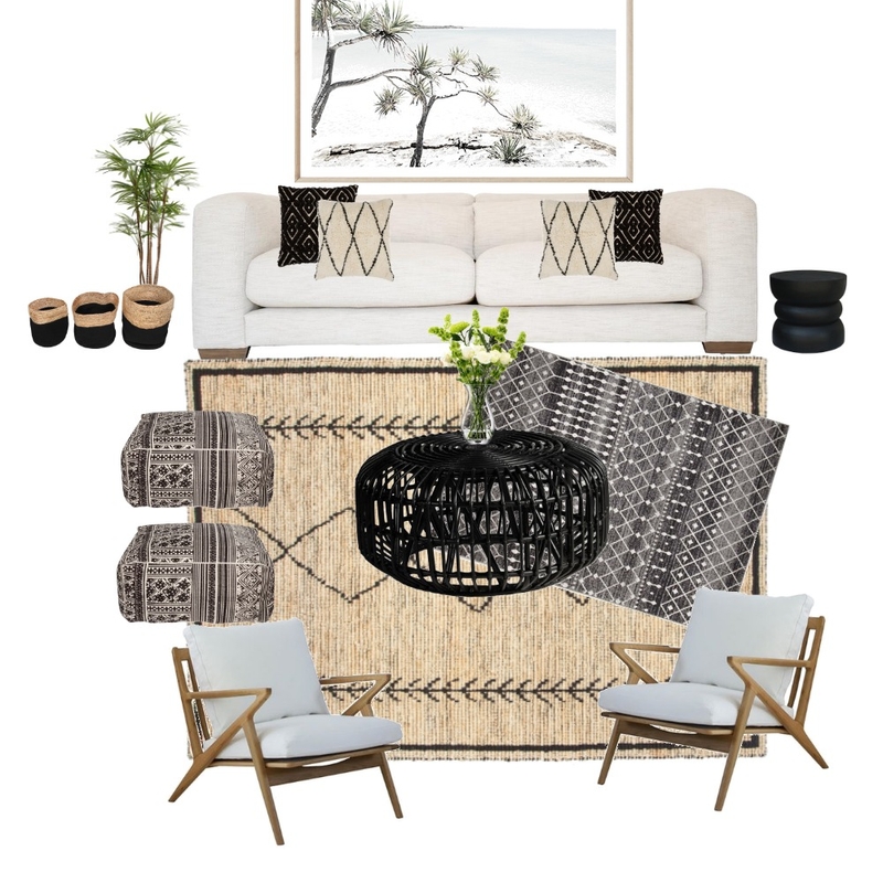 B/W living 3 Mood Board by eEeEeEeE on Style Sourcebook