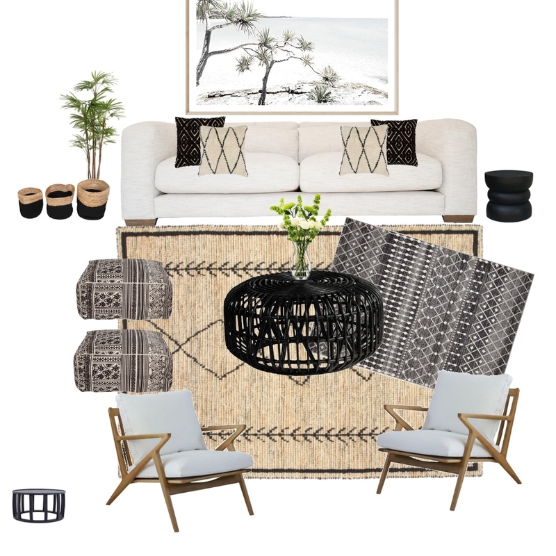 B/W living 3 Mood Board by eEeEeEeE on Style Sourcebook