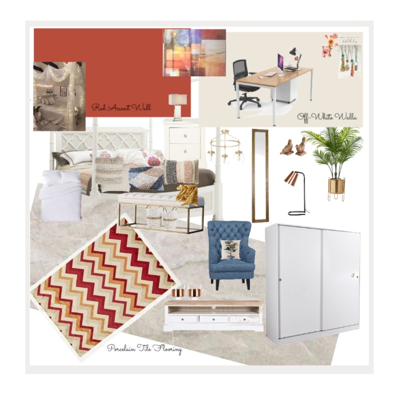 Sample Board-Master Bedroom Mood Board by MM Creations on Style Sourcebook