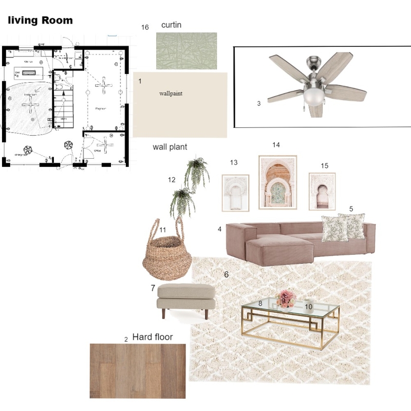 Living room Mood Board by Aya Ishbib on Style Sourcebook