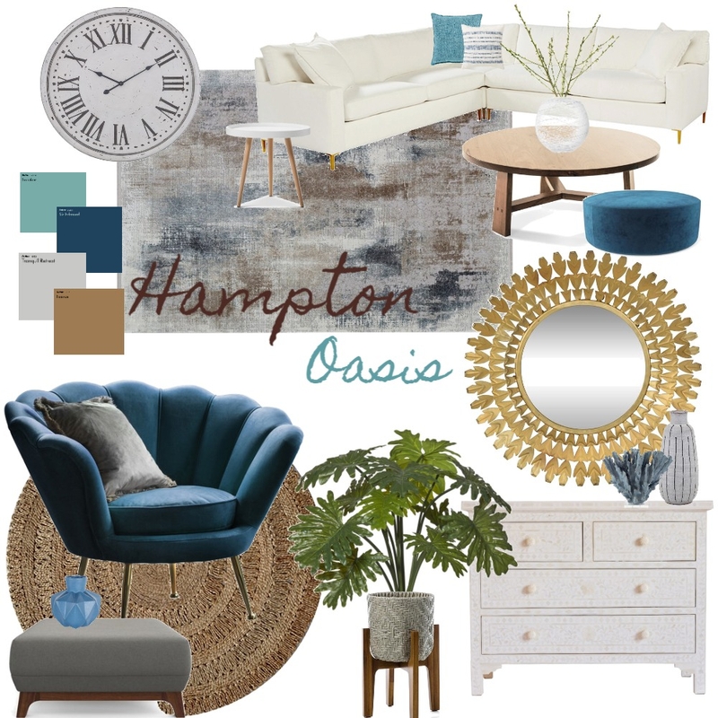 Hampton Oasis Mood Board by CarlenaLandon on Style Sourcebook