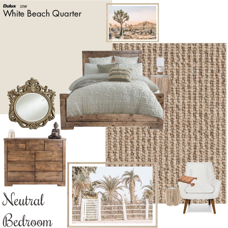 Neutral bedroom Mood Board by MsAries on Style Sourcebook