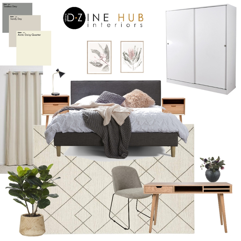 Main Bedroom Mood Board by D'Zine Hub Interiors on Style Sourcebook