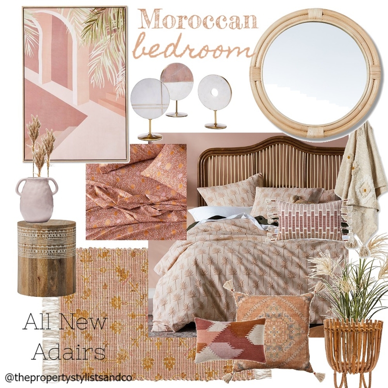 Moroccan bedroom Mood Board by The Property Stylists & Co on Style Sourcebook