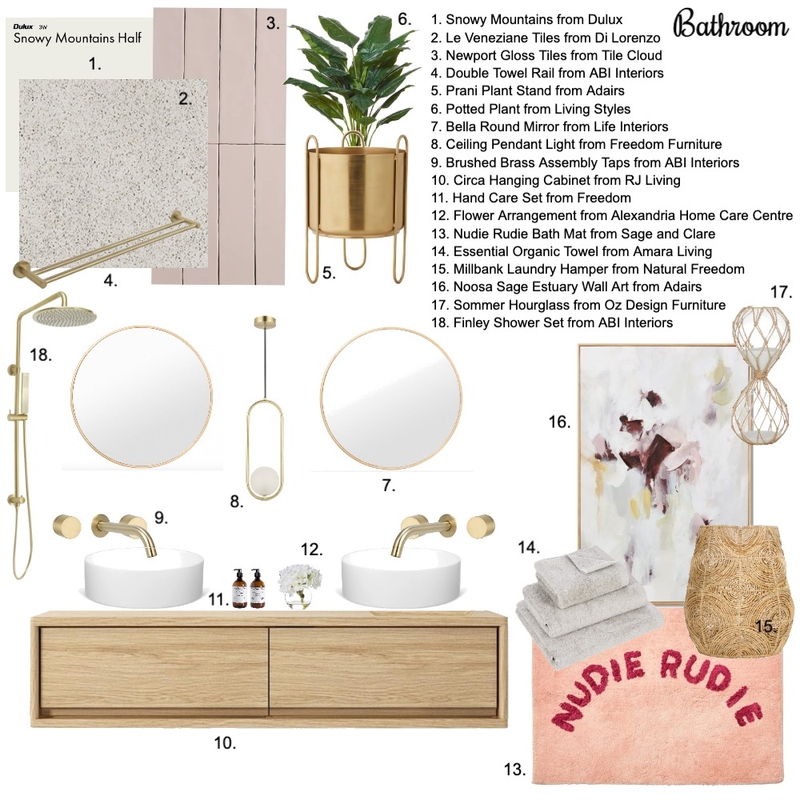 Bathroom Mood Board by annawalker on Style Sourcebook