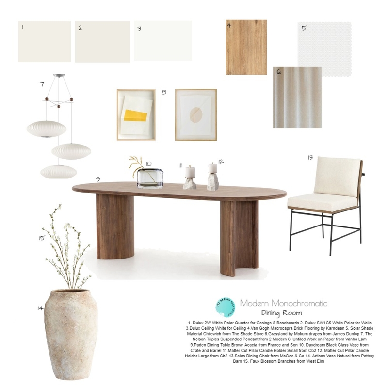 Dining Room Schedule Mood Board by laura13 on Style Sourcebook