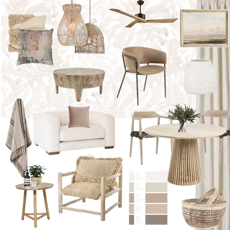 Beige Mood Board by Oleander & Finch Interiors on Style Sourcebook