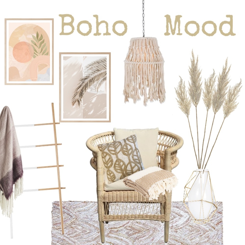 Boho Mood Mood Board by Retro Palm on Style Sourcebook