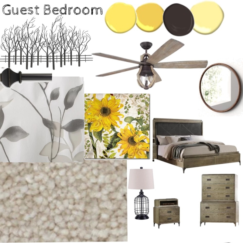 Assignment 9 Guest bedroom Mood Board by Interiors by Nicole on Style Sourcebook