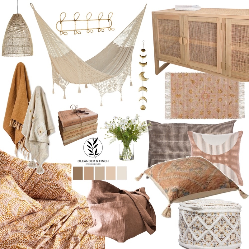 Gypsy Mood Board by Oleander & Finch Interiors on Style Sourcebook