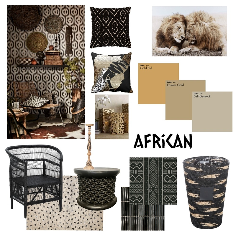 African Mood Board by TamaraK on Style Sourcebook