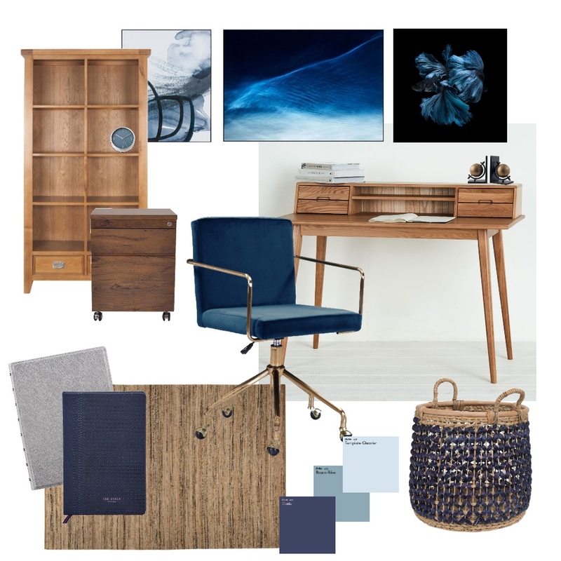 blue study Mood Board by Wonder on Style Sourcebook