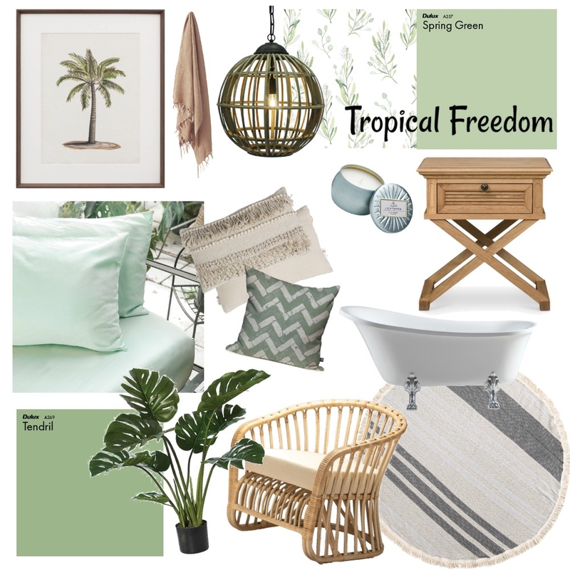 Tropical Freedom (copy) Mood Board by Janteriors on Style Sourcebook