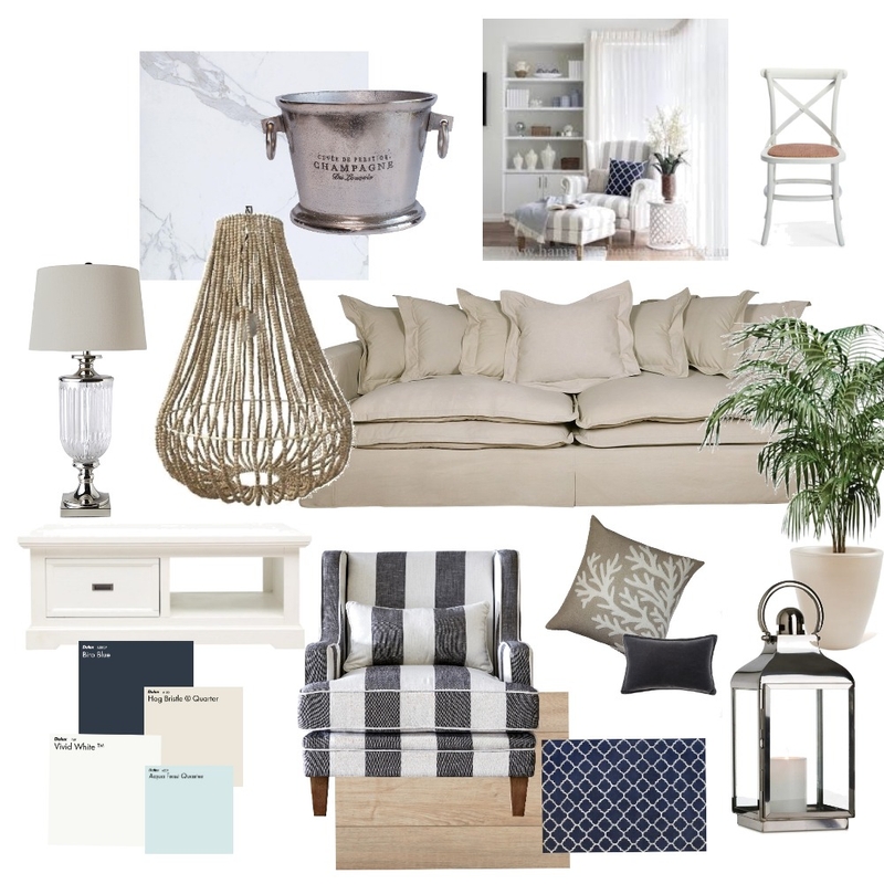 Hamptons Mod 3 Mood Board by Jill Walsh on Style Sourcebook