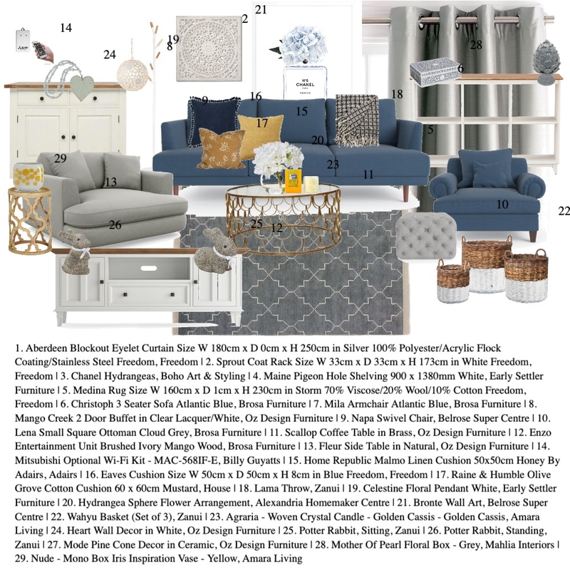 Living Room Mood Board by jeandremcintyre@gmail.com on Style Sourcebook