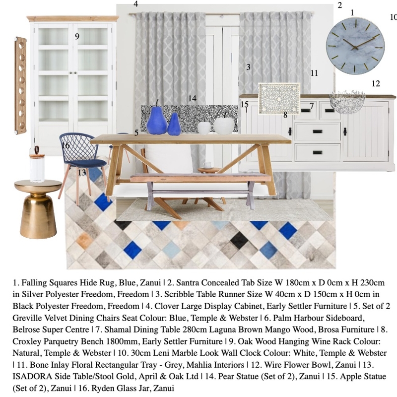 Dining Room Mood Board by jeandremcintyre@gmail.com on Style Sourcebook