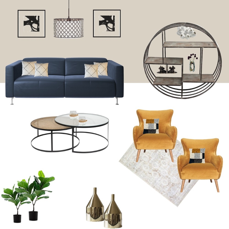 Living Space Mood Board by Reveur Decor on Style Sourcebook