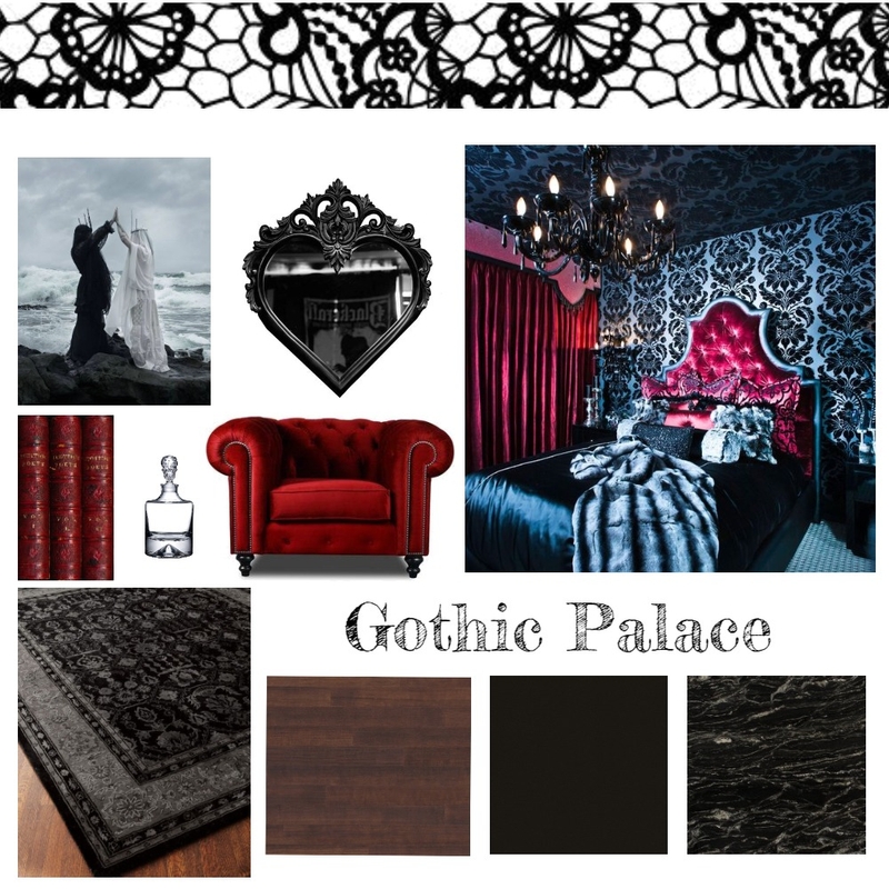 Gothic Mood Board Mood Board by Natalie Brazel on Style Sourcebook