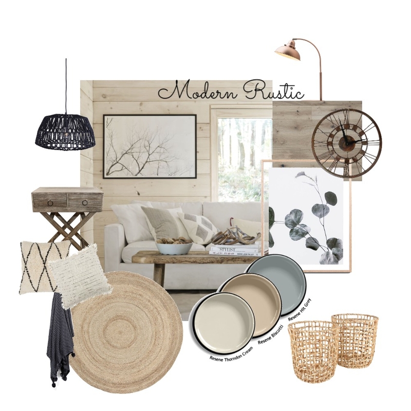 Modern Rustic Mood Board by Walnut on Style Sourcebook