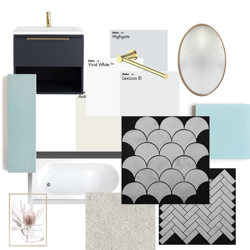 bathroom Mood Board by Aristarfish on Style Sourcebook