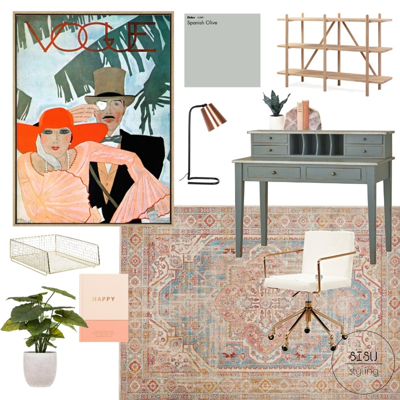 Office greens Mood Board by Sisu Styling on Style Sourcebook