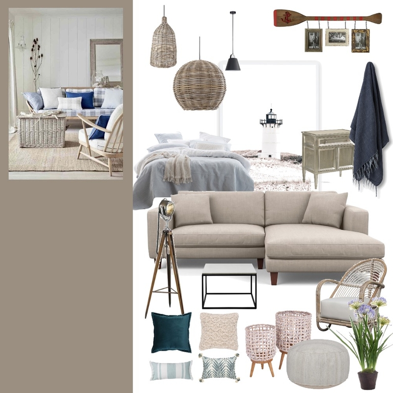 Coastal style a3 Mood Board by Veerle on Style Sourcebook