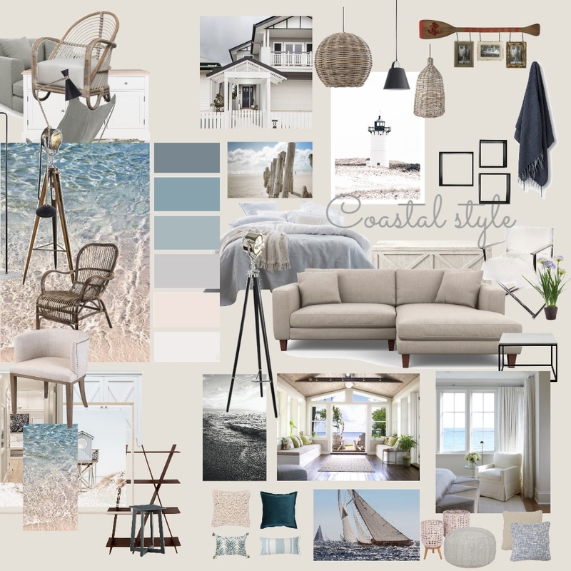 Coastal style Mood Board by Veerle on Style Sourcebook