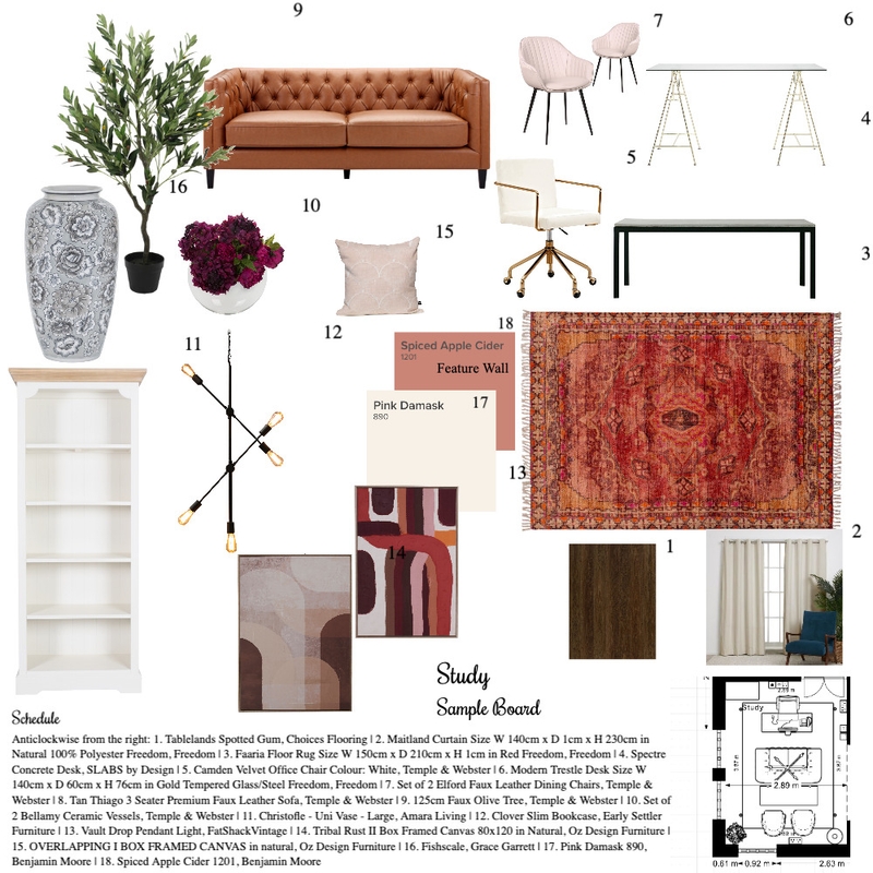 Study Sample Board Mood Board by ZainabElhaj on Style Sourcebook