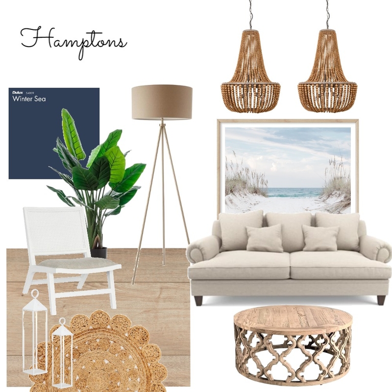 Hamptons Theme Mood Board by Lucinda Craig on Style Sourcebook