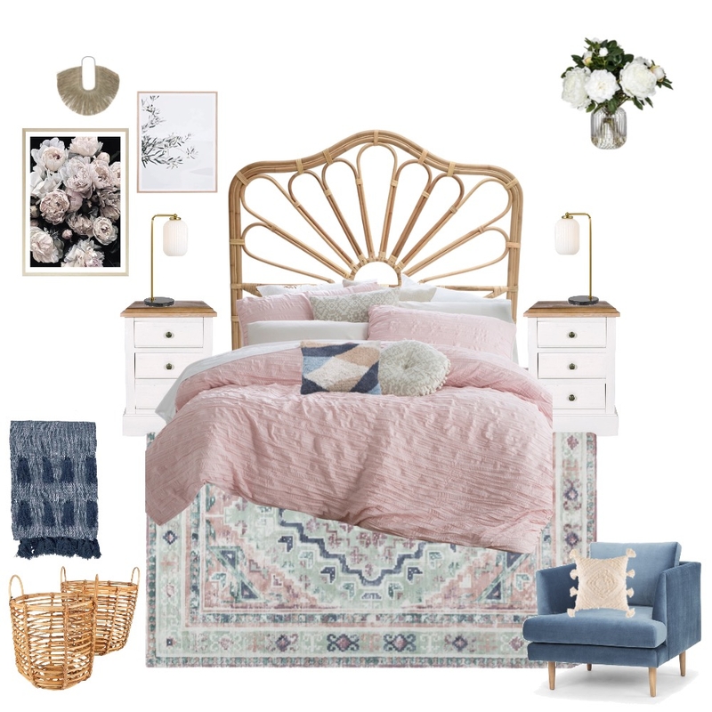 Guest bedroom. Mood Board by Two Wildflowers on Style Sourcebook