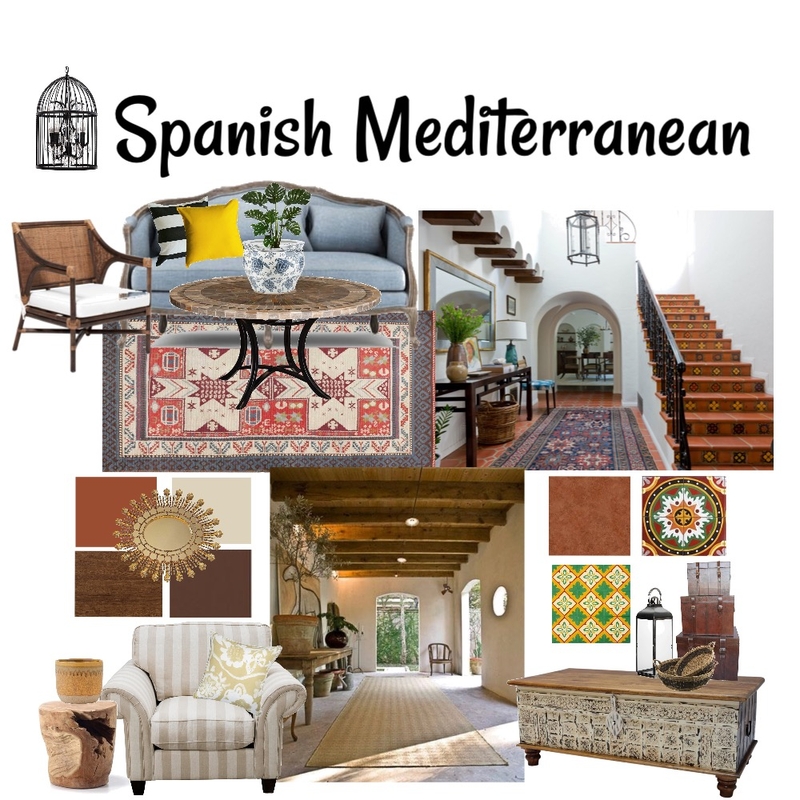 Spanish Mediterranean Mood Board by rissetyling.interiors on Style Sourcebook