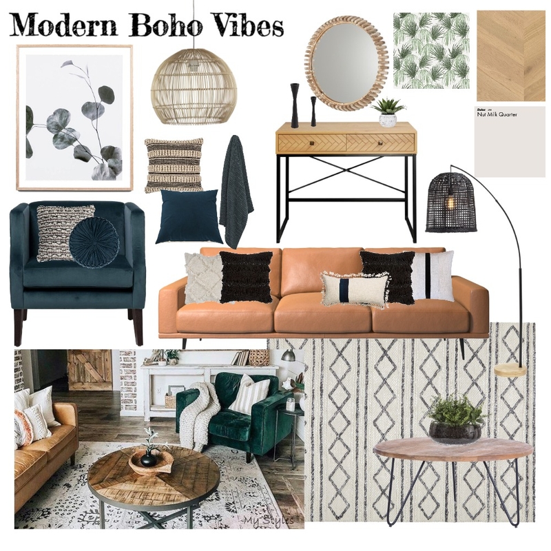 Modern Boho Vibes Mood Board by jessgenitempo on Style Sourcebook