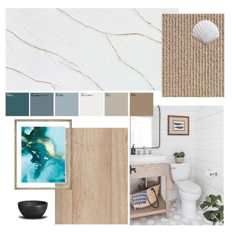 Coastal Bathroom with Eternal D´or Mood Board by LauraNavarroRos on Style Sourcebook