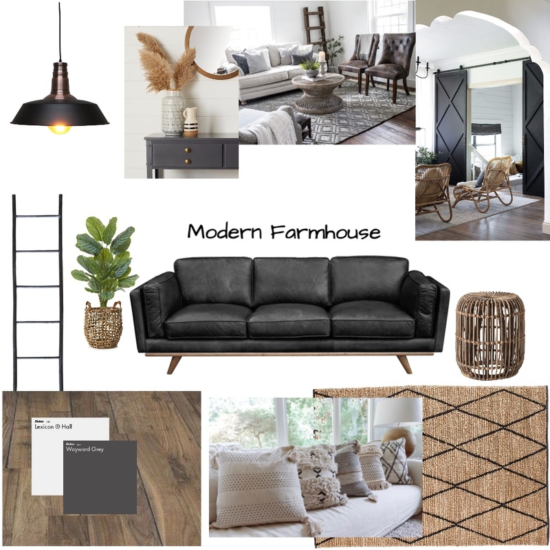 Modern Farmhouse Mood Board by Britcathryn on Style Sourcebook