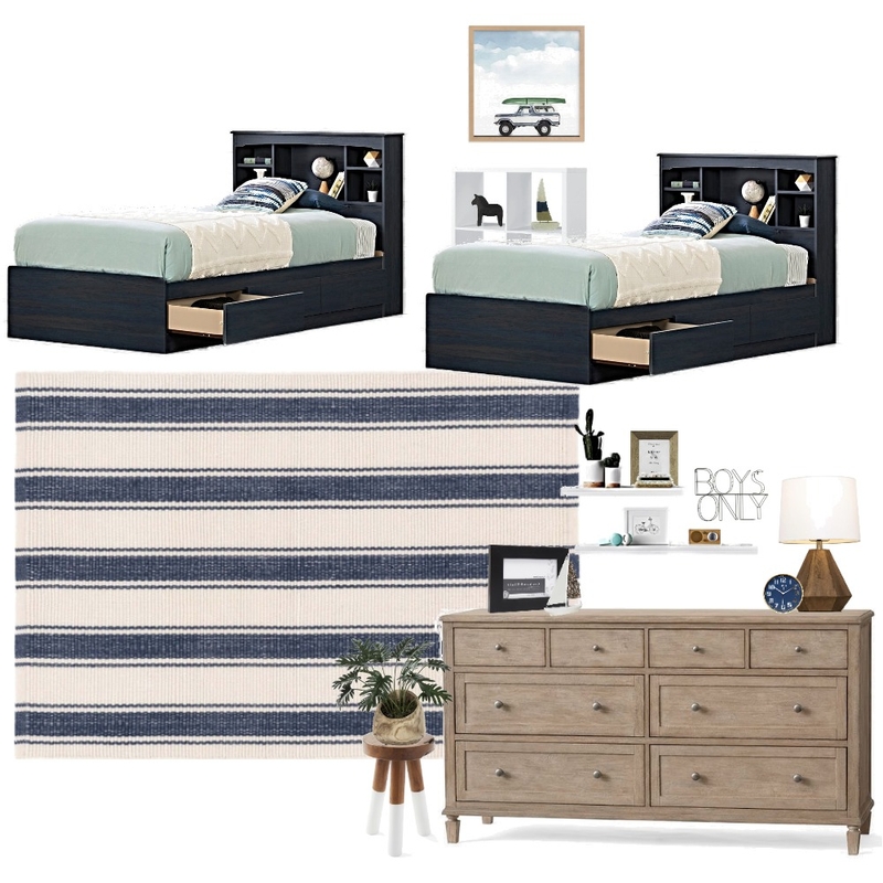 Boys Bedroom Mood Board by kgiff147 on Style Sourcebook