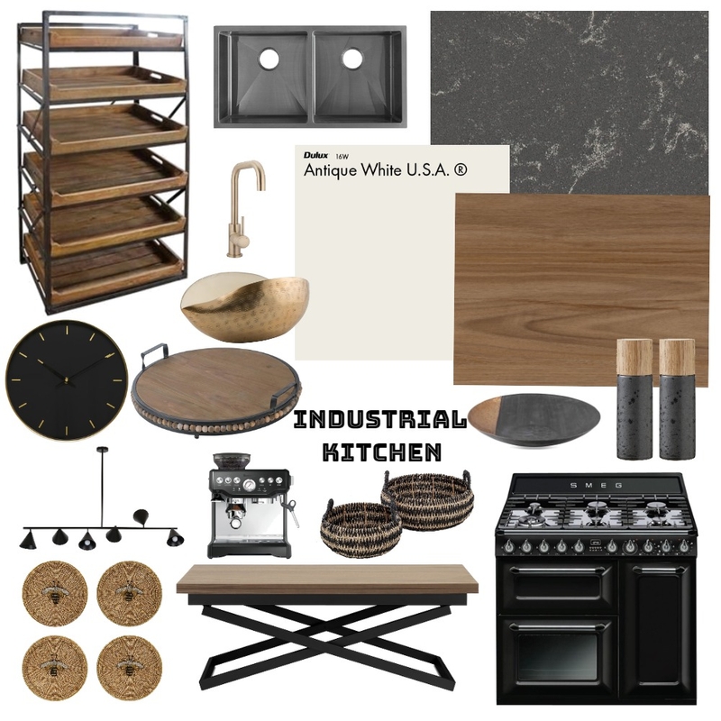 Industrial Kitchen Mood Board by belinda__brady on Style Sourcebook