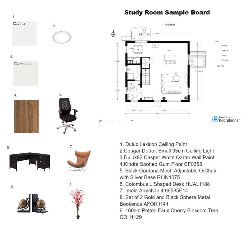 Study Room Mood Board Mood Board by Nitasa Prasad on Style Sourcebook