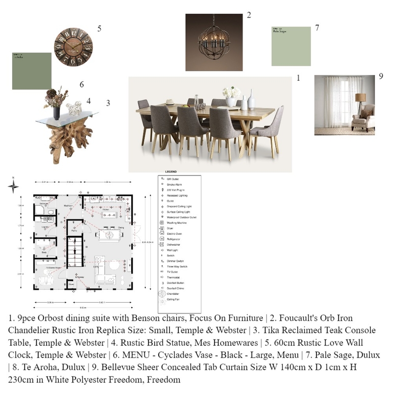 rustic dining Mood Board by woodlandgypsy on Style Sourcebook