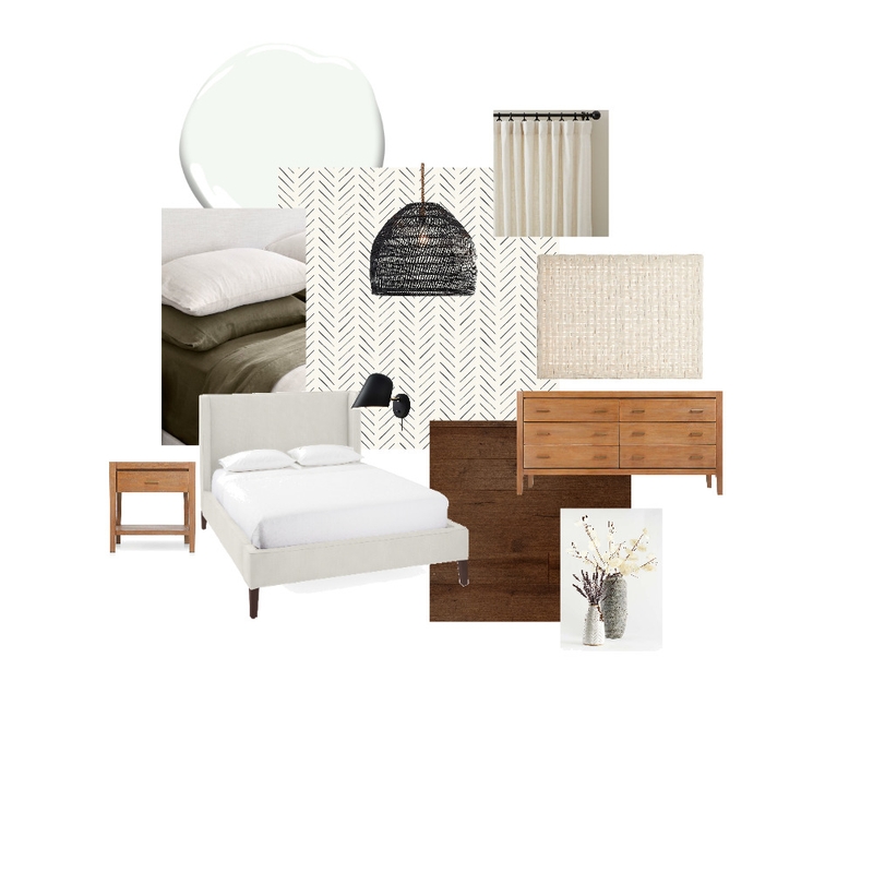 Guest Bedroom Sample board Mood Board by bethwrayford on Style Sourcebook