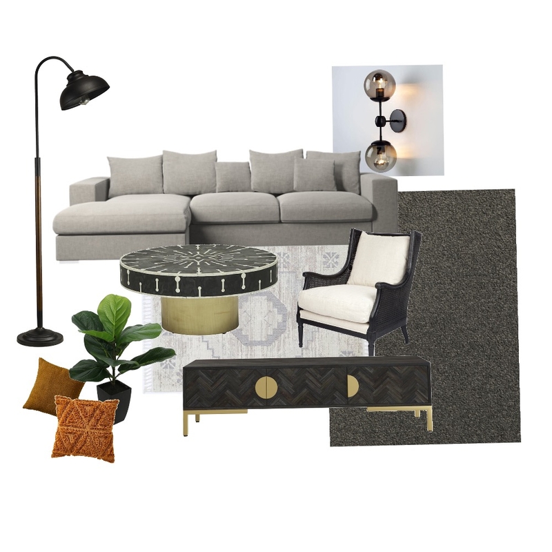 Media Room Mood Board by Anita Ellis on Style Sourcebook