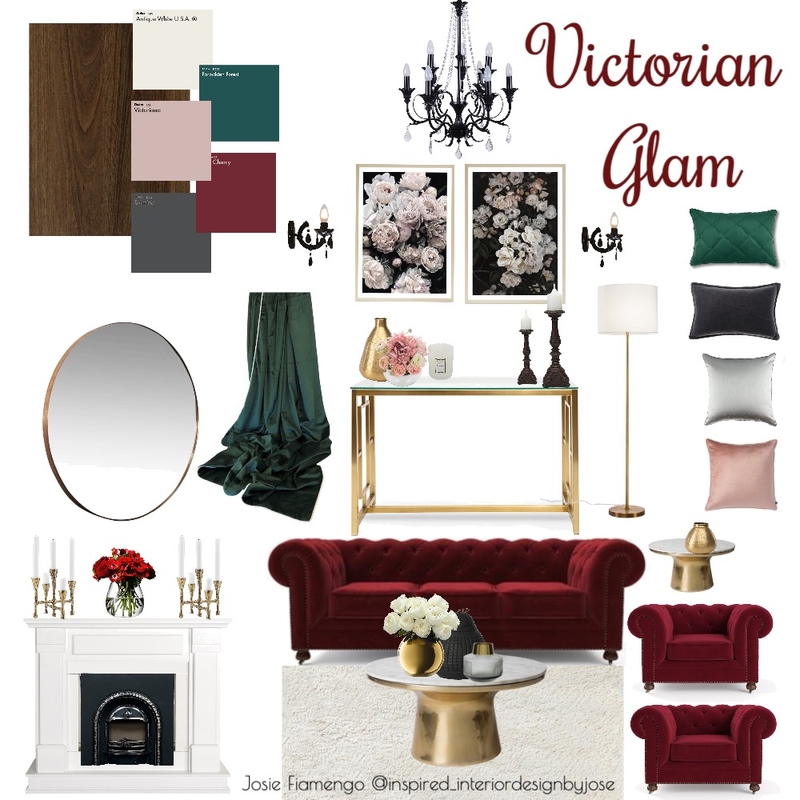 Victorian Glam Mood Board by Inspired_interiordesignbyjose on Style Sourcebook