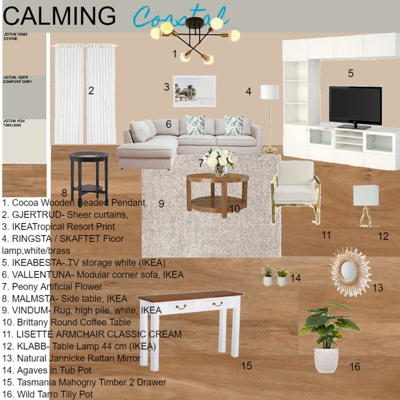 MODULE 10_ LIVING ROOM Mood Board by Richard_IDI on Style Sourcebook