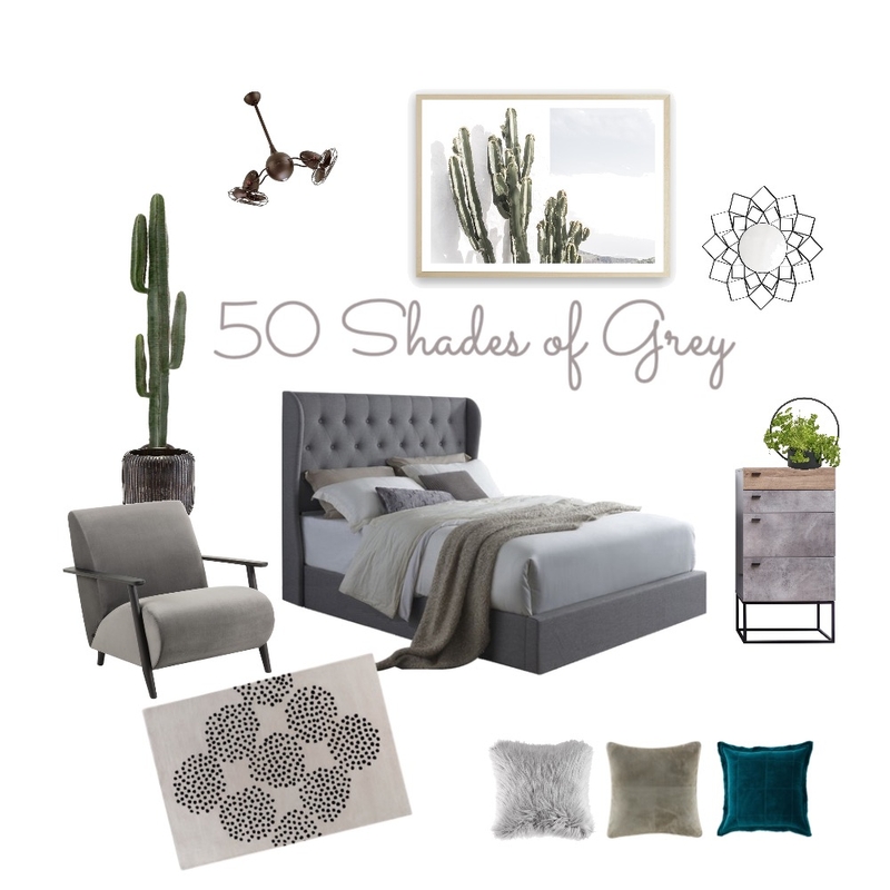 50 Shades of Grey Mood Board by Johnna Ehmke on Style Sourcebook